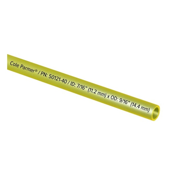 Cole-Parmer PVC Fuel and Lubricant Tubing, Yellow, 7/16in ID x 9/16in OD; 25 Ft 40401525 - main